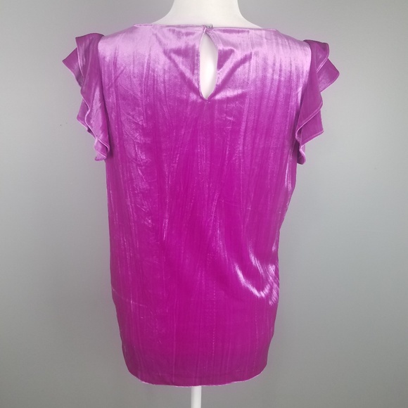 Ellen Tracy Lavender Top Sz S - Picture 4 of 7